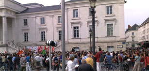 Manifestation &agrave; Tours le 4 sept. 2010
